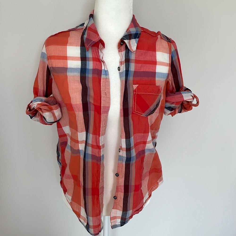 Natural Reflections Flannel Button Down